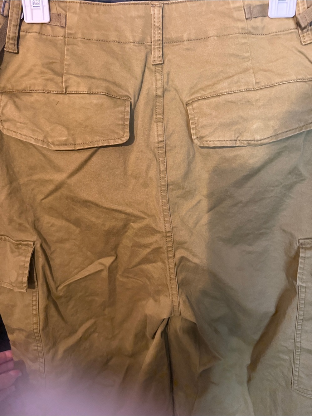 Women’s Olive Green Cargo Pants - Picture 3 of 7